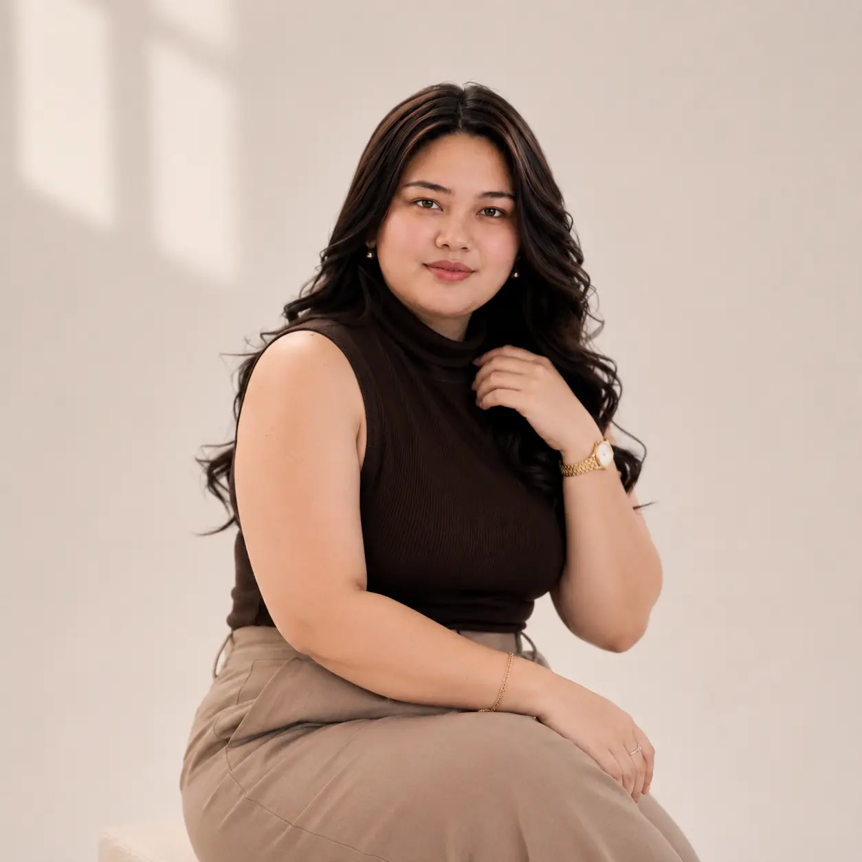 Ruth Ellain Aguirre in a professional portrait